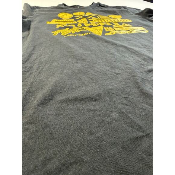 Men’s Black Short Sleeve 100% Cotton, Nike, Air Jordan T-Shirt, S/M - Picture 3 of 8